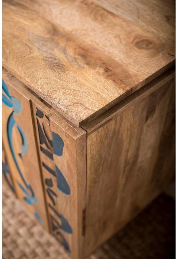 Home affaire Dressoir Layer Commode met 4 decoratieve deuren breedte 177 cm - Foto 2