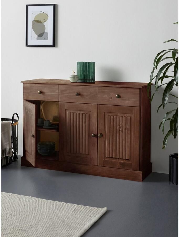 Home affaire Dressoir Liotta Commode met 2 lades en 2 verstelbare planken - Foto 4