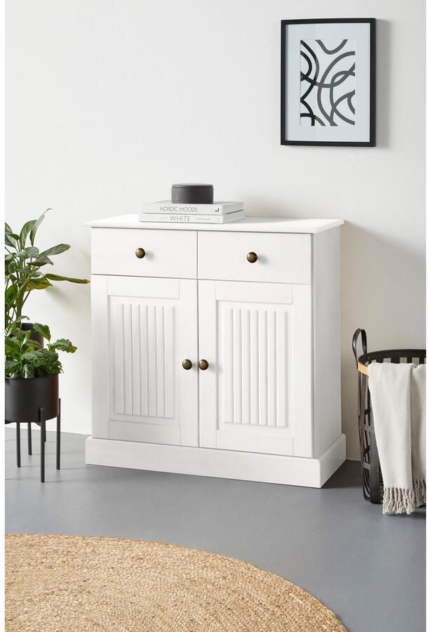 Home affaire Dressoir Liotta Commode met verstelbare inlegplank massief dennenhout - Foto 5