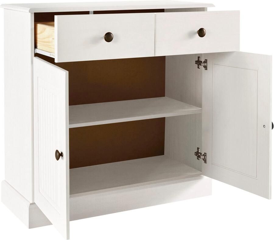 Home affaire Dressoir Liotta Commode met verstelbare inlegplank massief dennenhout - Foto 4