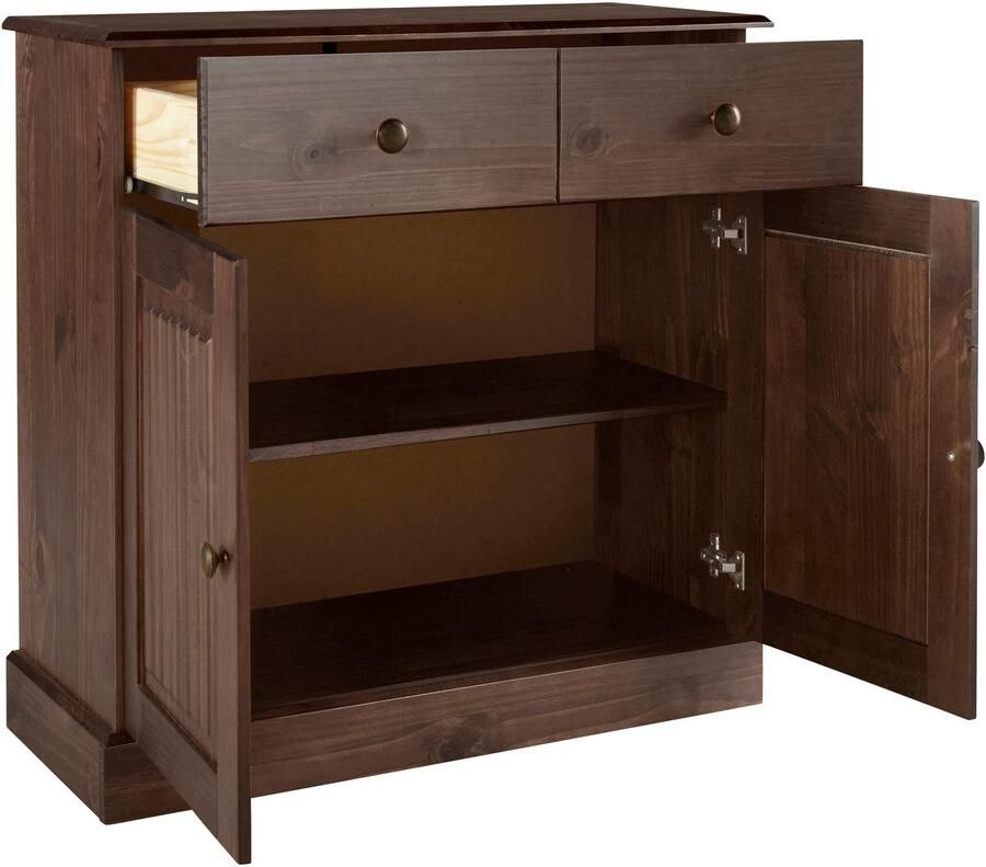 Home affaire Dressoir Liotta Commode met verstelbare inlegplank massief dennenhout - Foto 3