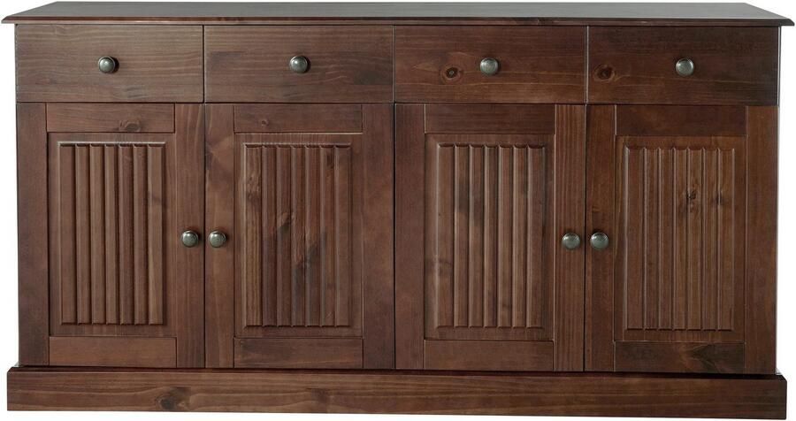 Home affaire Dressoir Liotta met 2 laden en 2 verstelbare planken massief grenen - Foto 2