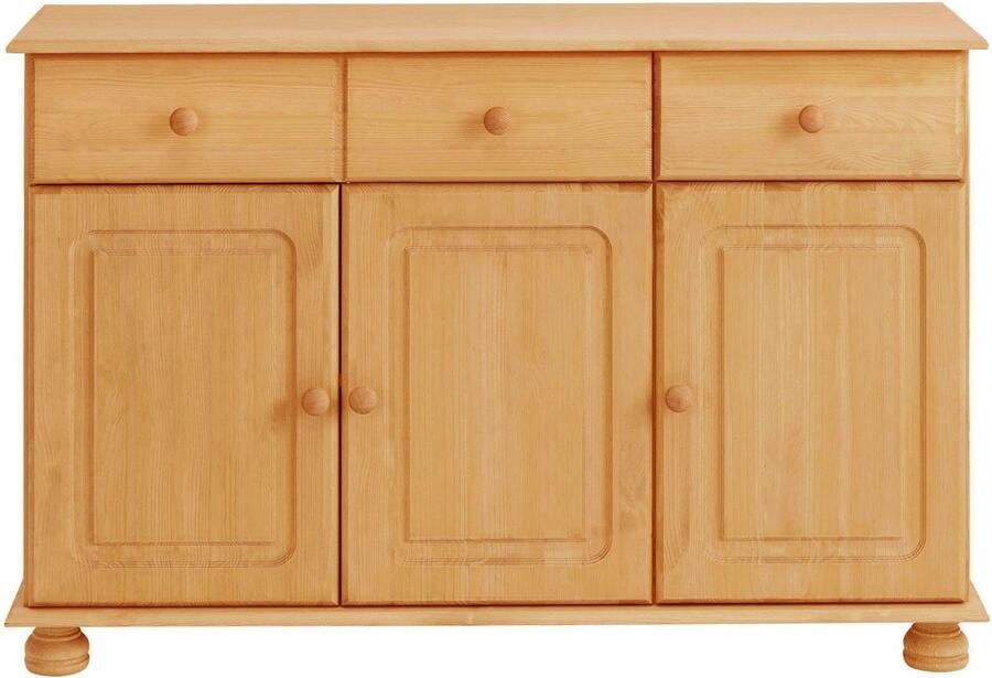 Home affaire Dressoir Mette Commode met gefreesde bolvormige voeten breedte 120 cm - Foto 7