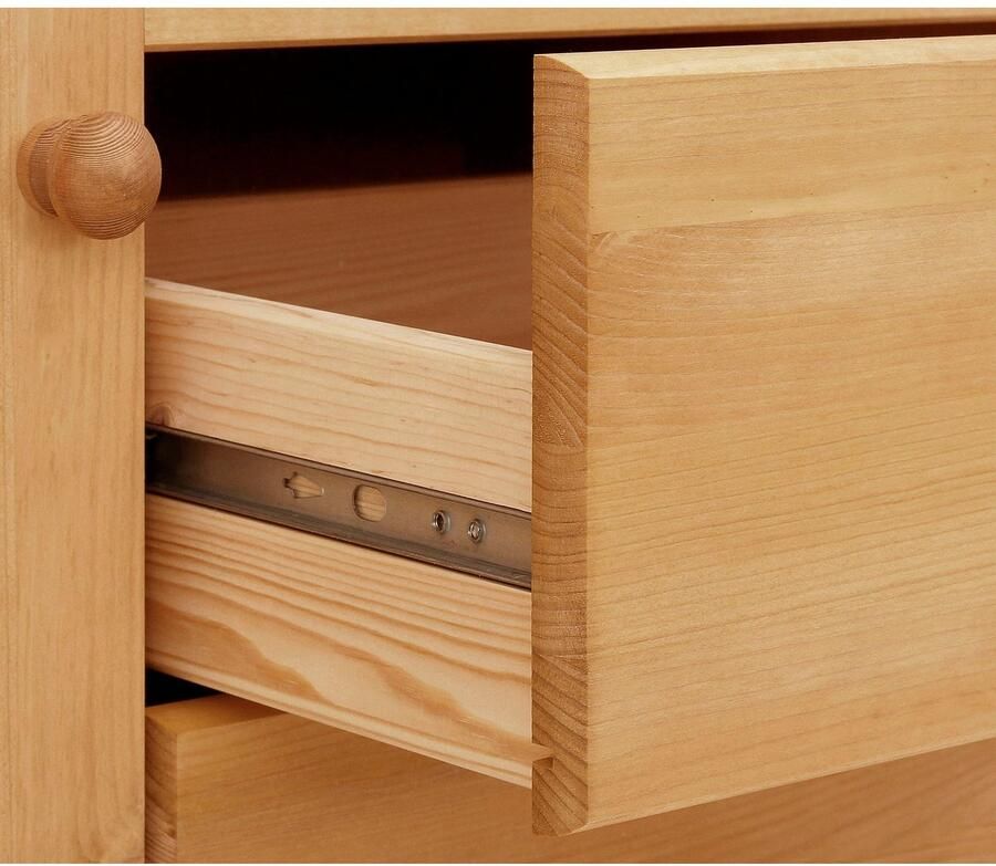 Home affaire Dressoir Mette Commode met gefreesde bolvormige voeten breedte 120 cm - Foto 2