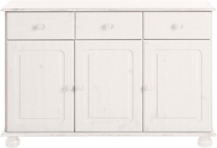 Home affaire Dressoir Mette Commode met gefreesde bolvormige voeten breedte 120 cm - Foto 5