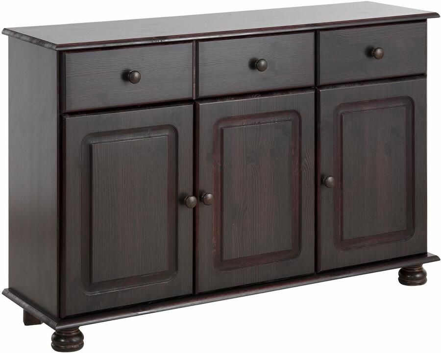 Home affaire Dressoir Mette Commode met gefreesde bolvormige voeten breedte 120 cm - Foto 2