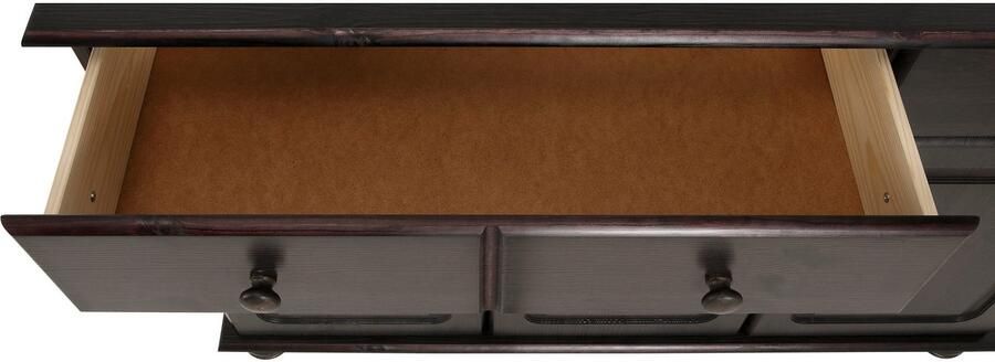 Home affaire Dressoir Mette Commode met gefreesde bolvormige voeten breedte 120 cm - Foto 8