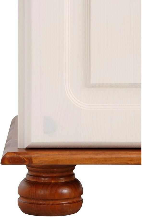 Home affaire Dressoir Mette Commode met gefreesde bolvormige voeten breedte 80 cm - Foto 7