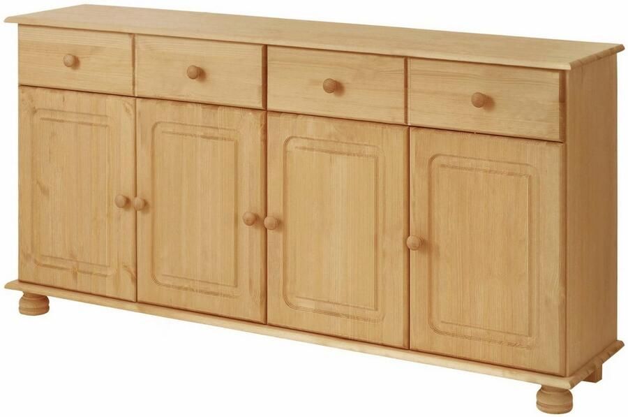 Home affaire Dressoir Mette van mooi massief grenenhout in meer kleurvarianten breedte 156 cm - Foto 3