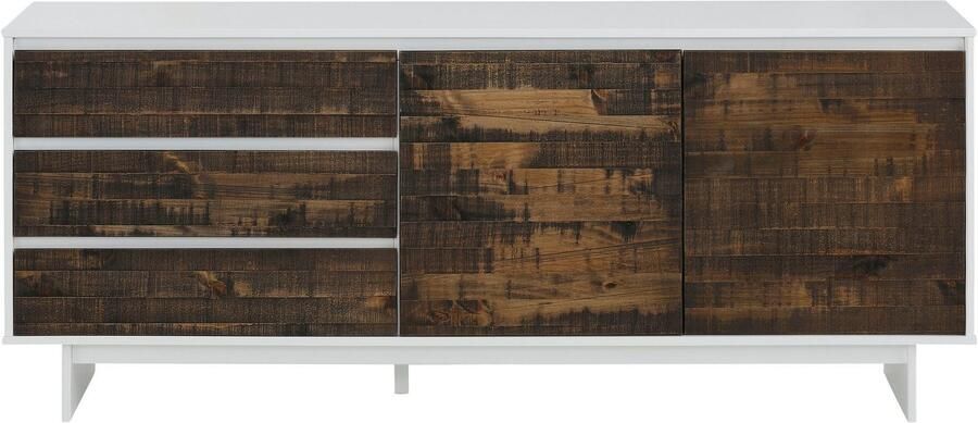 Home affaire Dressoir Morgan Kast van massief dennenhout met grepen breedte 165 cm - Foto 12