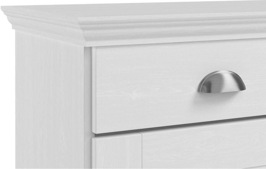 Home affaire Dressoir Motala Commode 3 lades en 2 verstelbare planken breedte 125 cm - Foto 4