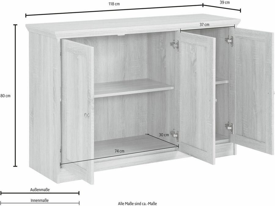 Home affaire Dressoir Nanna Commode breedte 118 cm - Foto 3