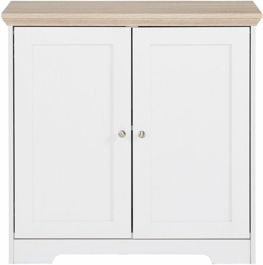 Home affaire Dressoir Nanna Commode met een folieoppervlak in eikenlook breedte 80 cm - Foto 2