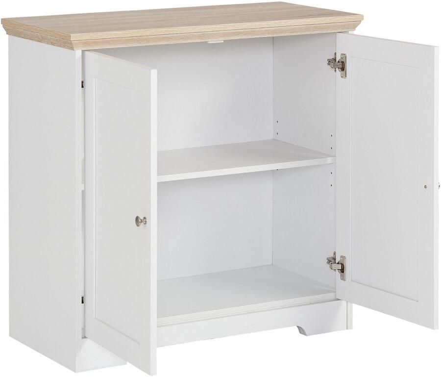 Home affaire Dressoir Nanna Commode met een folieoppervlak in eikenlook breedte 80 cm - Foto 7