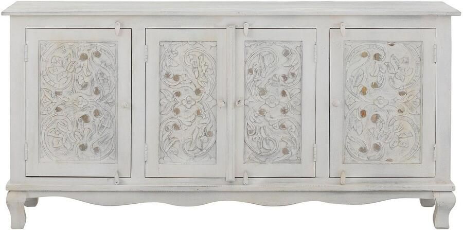 Home affaire Dressoir Rajat Kast van mangohout met frontfrezingen breedte 175 cm - Foto 9