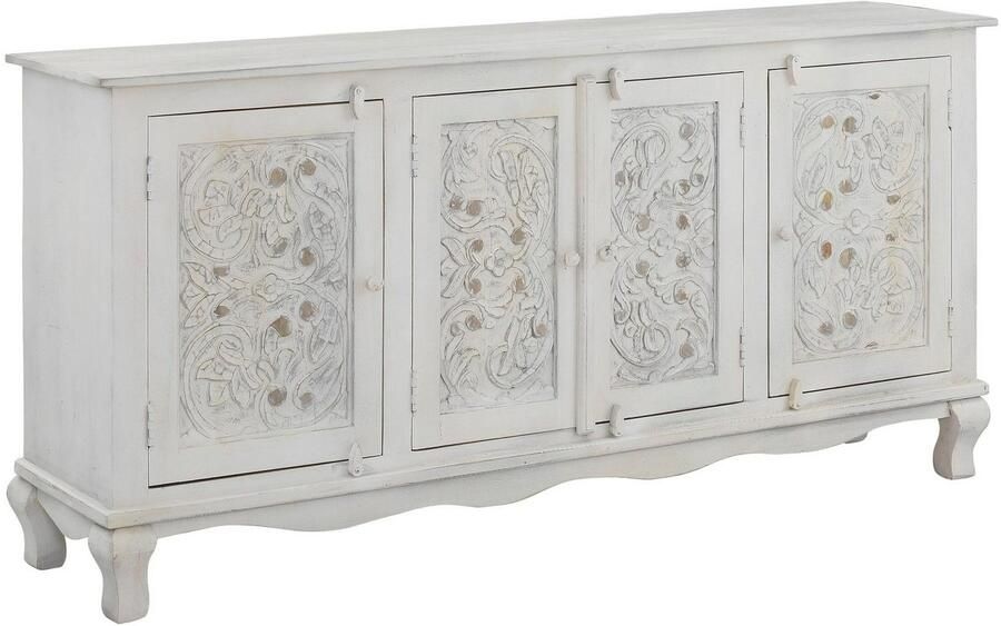 Home affaire Dressoir Rajat Kast van mangohout met frontfrezingen breedte 175 cm - Foto 4