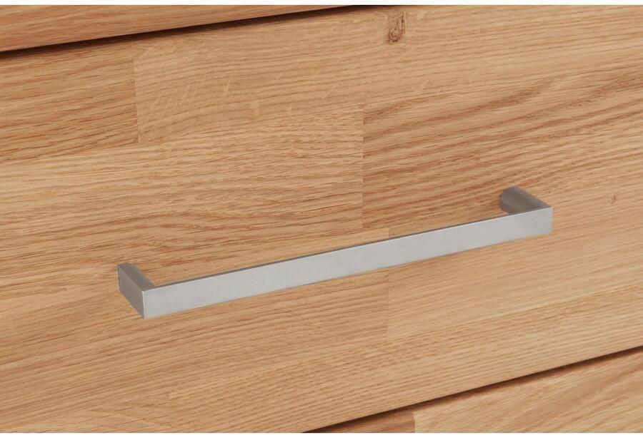 Home affaire Dressoir Ribe 180cm breed fronten massief hout 7 vakken variabele bodems - Foto 3