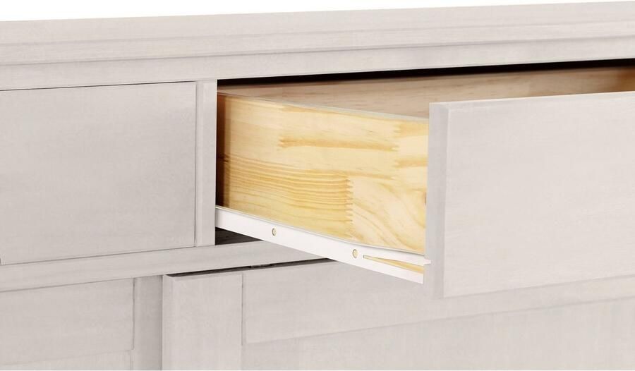 Home affaire Dressoir Schröder Commode 3 schuifdeuren 3 lades van massief dennenhout - Foto 6