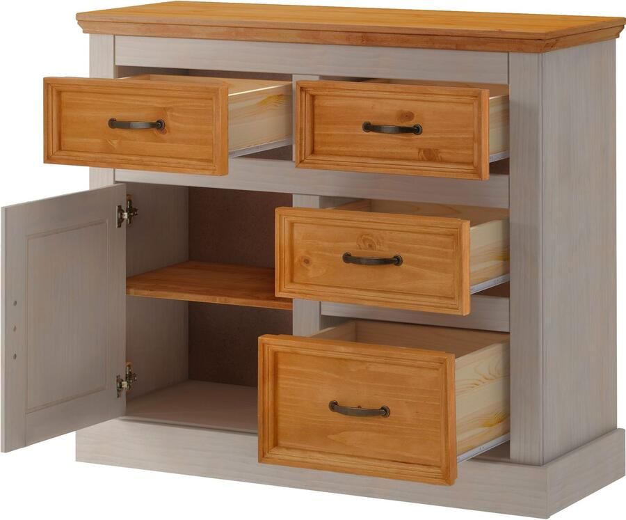 Home affaire Dressoir Selma Commode breedte hoogte 100 87 cm - Foto 4