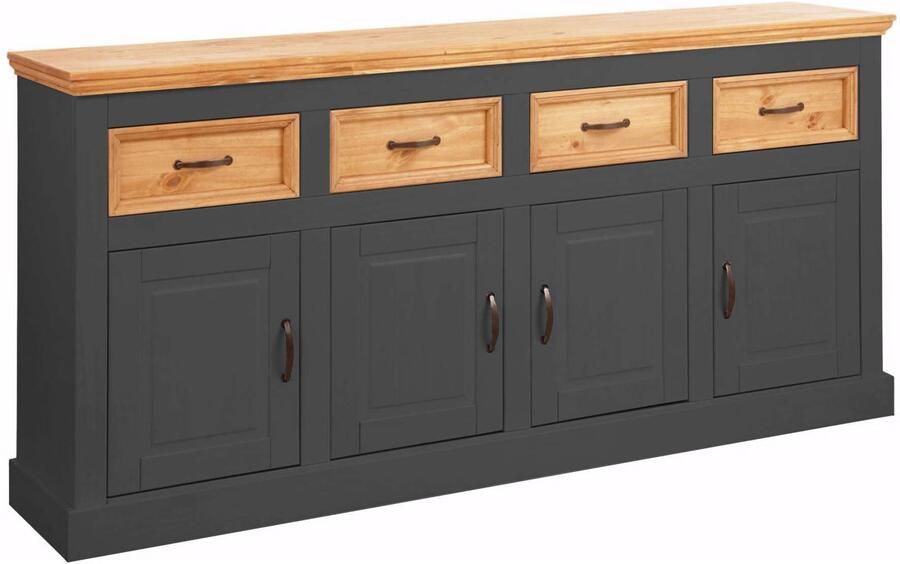 Home affaire Dressoir Selma Commode met 4 deuren en 4 lades. Breedte 192 cm - Foto 8