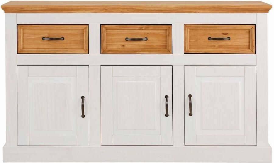 Home affaire Dressoir Selma Commode van massief grenenhout breedte 145 cm - Foto 8