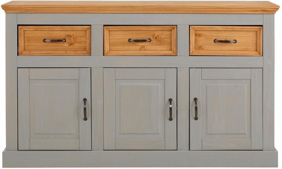 Home affaire Dressoir Selma Commode van massief grenenhout breedte 145 cm - Foto 8