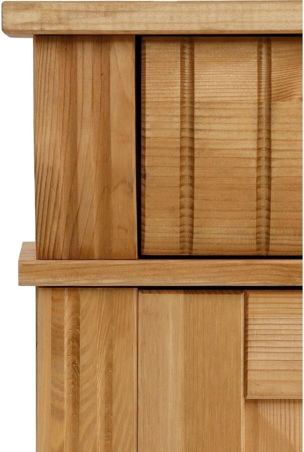 Home affaire Dressoir Teresa Commode 3-deurs breedte 119 cm van massief dennenhout FSC - Foto 5