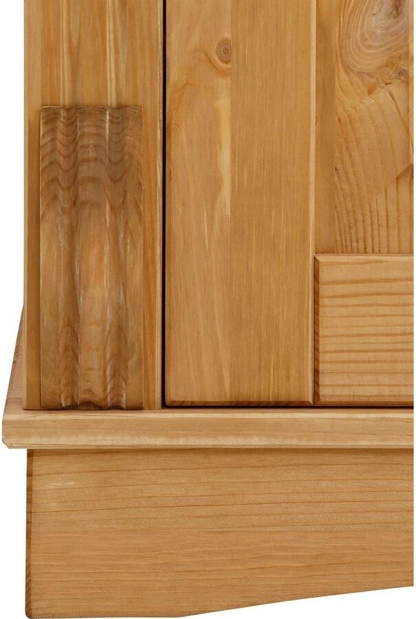 Home affaire Dressoir Teresa Commode 4-deurs breedte 152 cm van massief dennenhout FSC - Foto 8