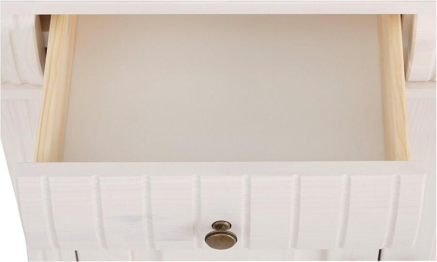 Home affaire Dressoir Teresa Commode 4-deurs breedte 152 cm van massief dennenhout FSC - Foto 9