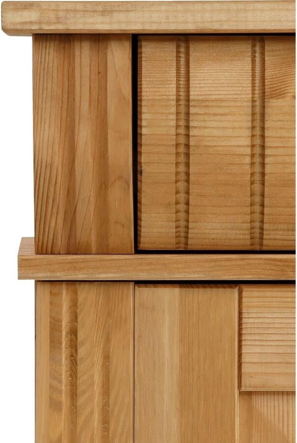 Home affaire Dressoir Teresa Commode 4-deurs breedte 152 cm van massief dennenhout FSC - Foto 9