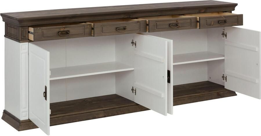 Home affaire Dressoir Vinales Commode in klassieke landelijke stijl breedte 202 cm - Foto 11