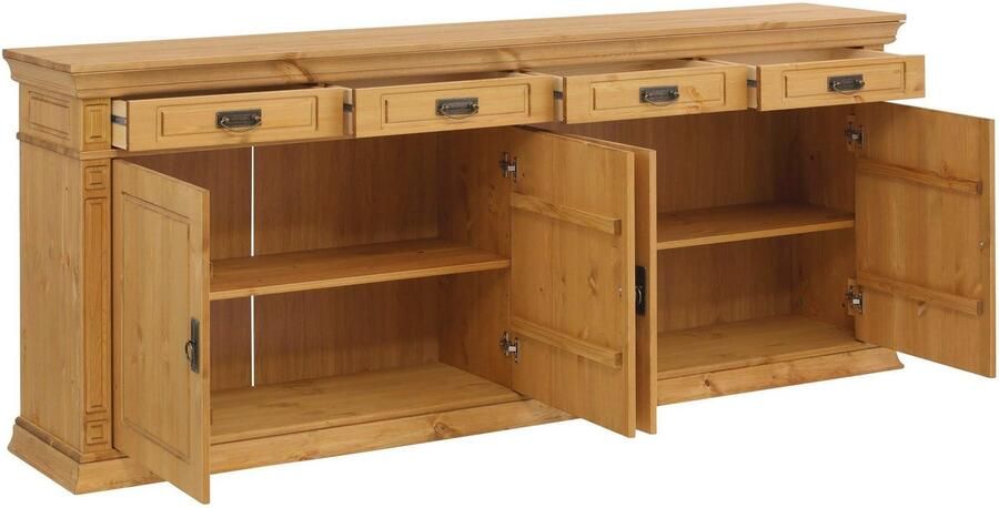 Home affaire Dressoir Vinales Commode in klassieke landelijke stijl breedte 202 cm - Foto 13