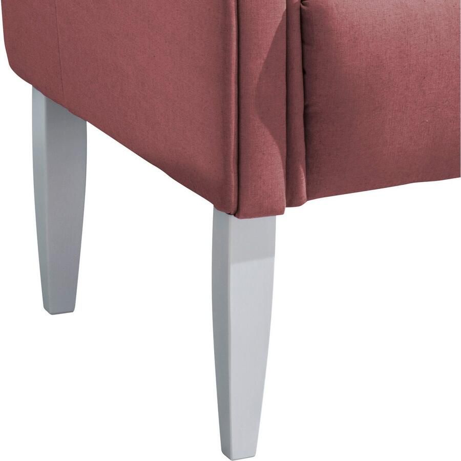 Home affaire Eetbank MORO incl. 2 stuks gestreepte sierkussens verkrijgbaar in verschillende stoffen en kleuren