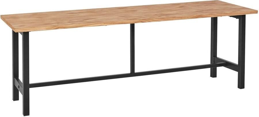 Home affaire Eetbank Sare Met echt houtfineer van eiken - Foto 2