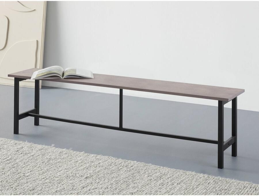 Home affaire Eetbank Sare Met echt houtfineer van eiken - Foto 3