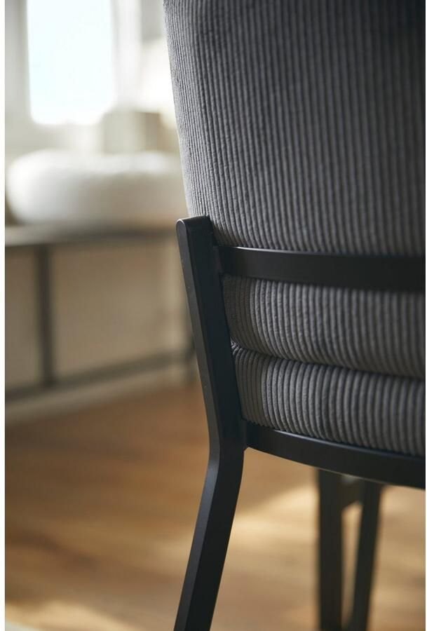 Home affaire Eetbank Sare Met echt houtfineer van eiken - Foto 7