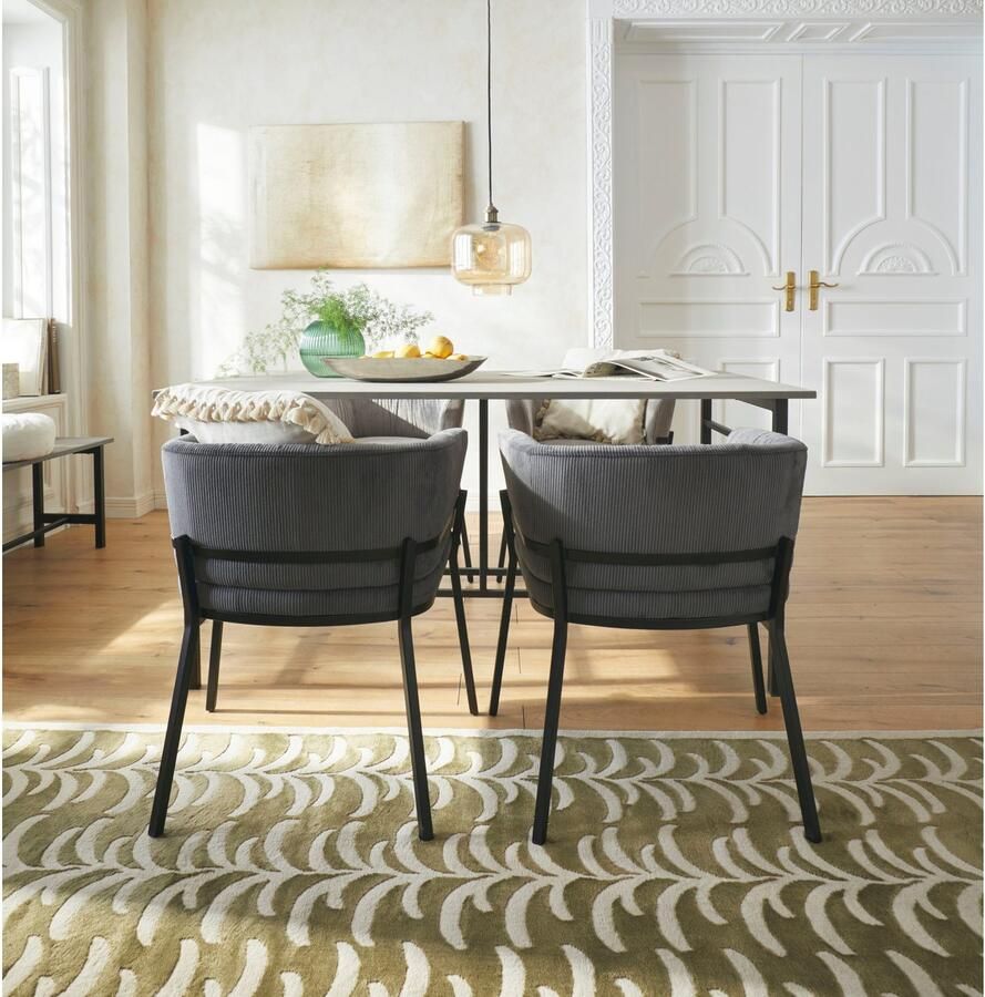 Home affaire Eetbank Sare Met echt houtfineer van eiken