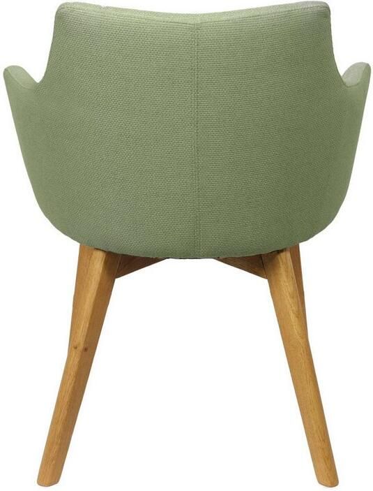 Home affaire Stoel met armleuningen Ena eettafelstoel gestoffeerde fauteuil woonstoel eetstoel met armleuningen (set 2 stuks) - Foto 5