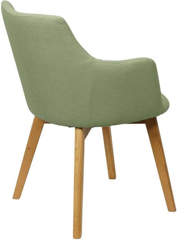 Home affaire Stoel met armleuningen Ena eettafelstoel gestoffeerde fauteuil woonstoel eetstoel met armleuningen (set 2 stuks) - Foto 3