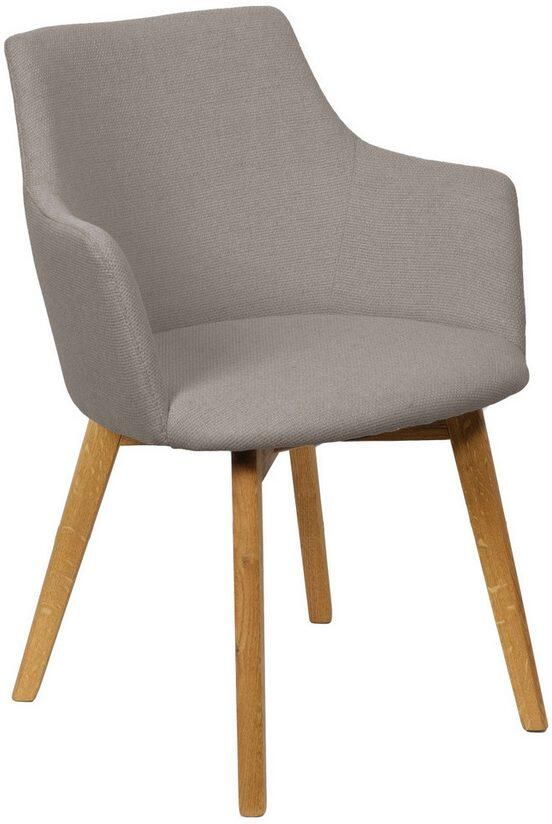 Home affaire Stoel met armleuningen Ena eettafelstoel gestoffeerde fauteuil woonstoel eetstoel met armleuningen (set 2 stuks) - Foto 2