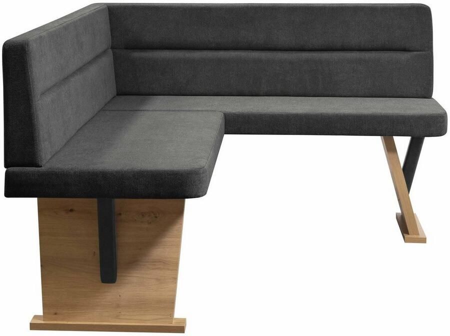 Home affaire Eethoek Laros zitgroep hoekbank stoelen tafel perfect voor keuken eetkamer woonkamer bestseller (set 4-delig) - Foto 4