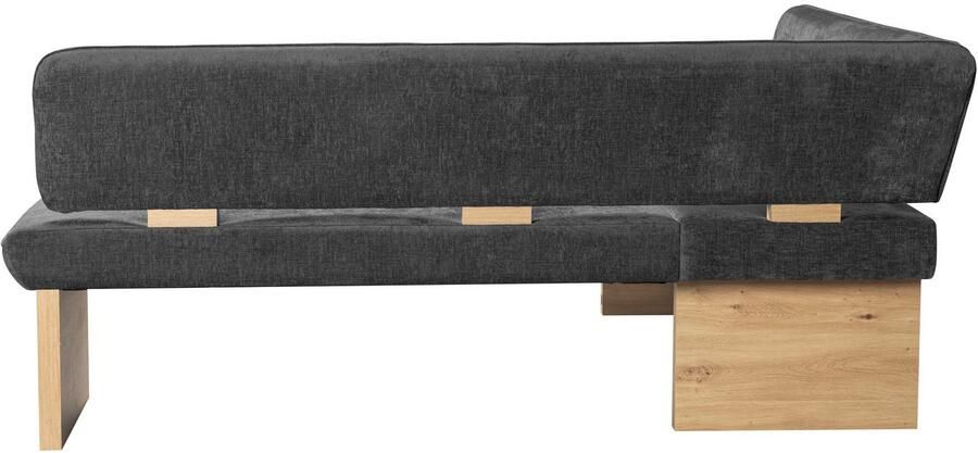 Home affaire Eethoek Louise + Miles eetkamerset zitgroep hoekbank keukenbank Eetkamer zitgroep stoelen tafel en bank comfortabel gepolsterd (4-delig) - Foto 14