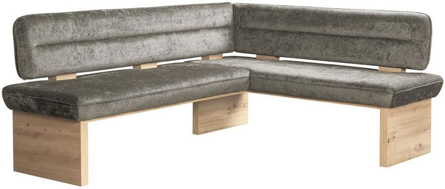 Home affaire Eethoek Louise + Miles eetkamerset zitgroep hoekbank keukenbank Eetkamer zitgroep stoelen tafel en bank comfortabel gepolsterd (4-delig) - Foto 12