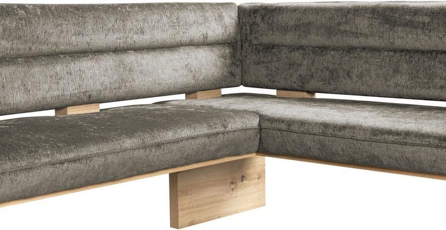 Home affaire Eethoek Louise + Miles eetkamerset zitgroep hoekbank keukenbank Eetkamer zitgroep stoelen tafel en bank comfortabel gepolsterd (4-delig) - Foto 9