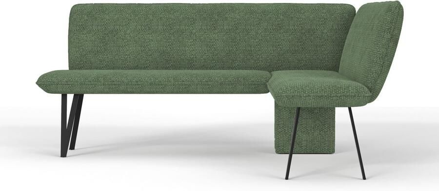 Home affaire Hoekbank Mily Keukenbank Kussenbank Eettafelbank 205x164 cm Moderne bank en kleuren aantal zitplaatsen: 5 vrij in de ruimte te plaatsen - Foto 6