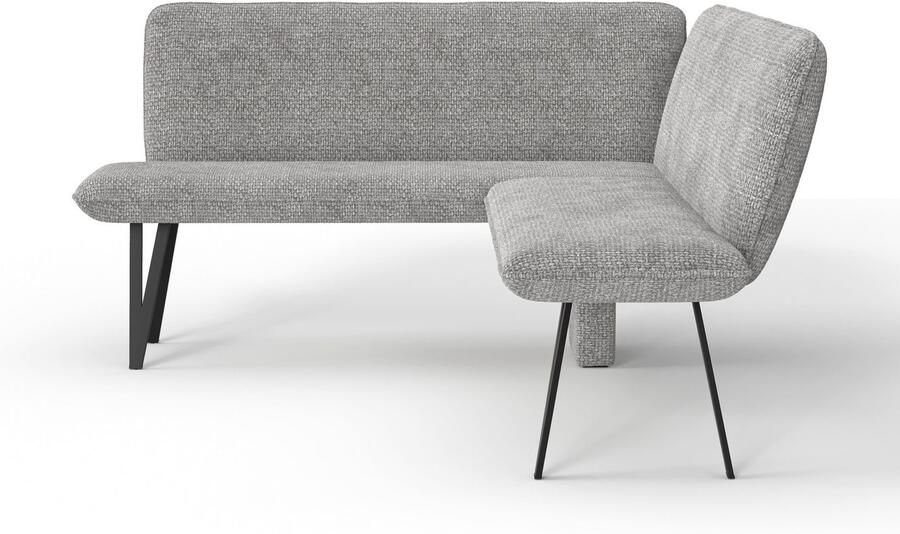 Home affaire Hoekbank Mily Keukenbank Kussenbank Eettafelbank 205x164 cm Moderne bank en kleuren aantal zitplaatsen: 5 vrij in de ruimte te plaatsen - Foto 4