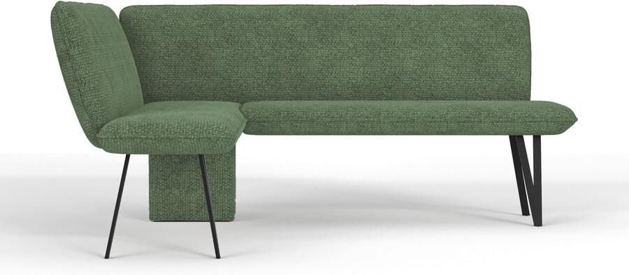 Home affaire Hoekbank Mily Keukenbank Kussenbank Eettafelbank 205x164 cm Moderne bank en kleuren aantal zitplaatsen: 5 vrij in de ruimte te plaatsen - Foto 6