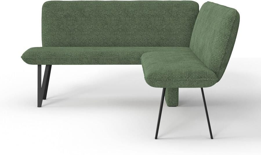 Home affaire Hoekbank Mily Keukenbank Kussenbank Eettafelbank 205x164 cm Moderne bank en kleuren aantal zitplaatsen: 5 vrij in de ruimte te plaatsen - Foto 4