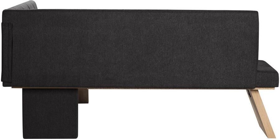 Home affaire Hoekbank Nina keukenbank gestoffeerde bank eettafelbank breedte 185x 150 cm - Foto 4