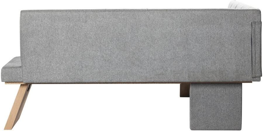 Home affaire Hoekbank Nina keukenbank gestoffeerde bank eettafelbank breedte 185x 150 cm - Foto 5